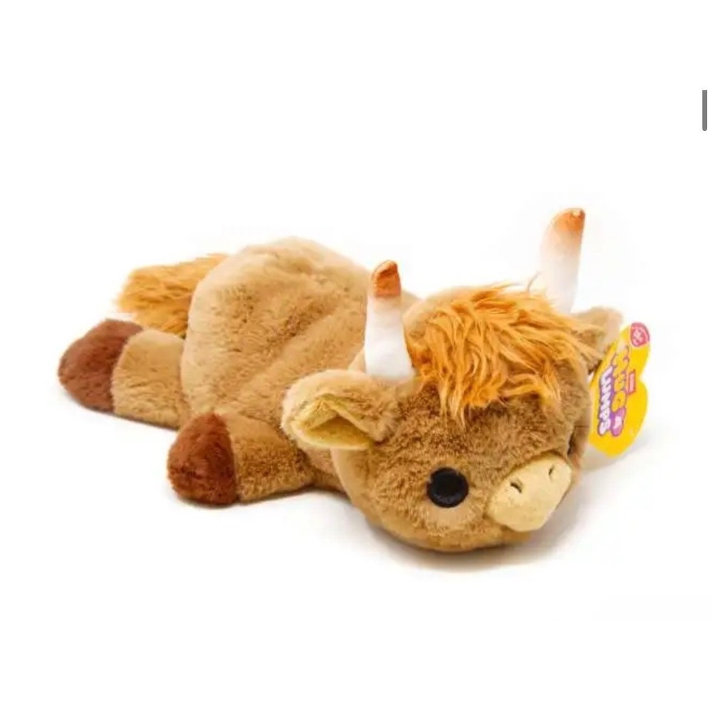 ZURU Hug A Lumps Holly Highland Cow Weighted Plush 1.3lb Sensory Toy New